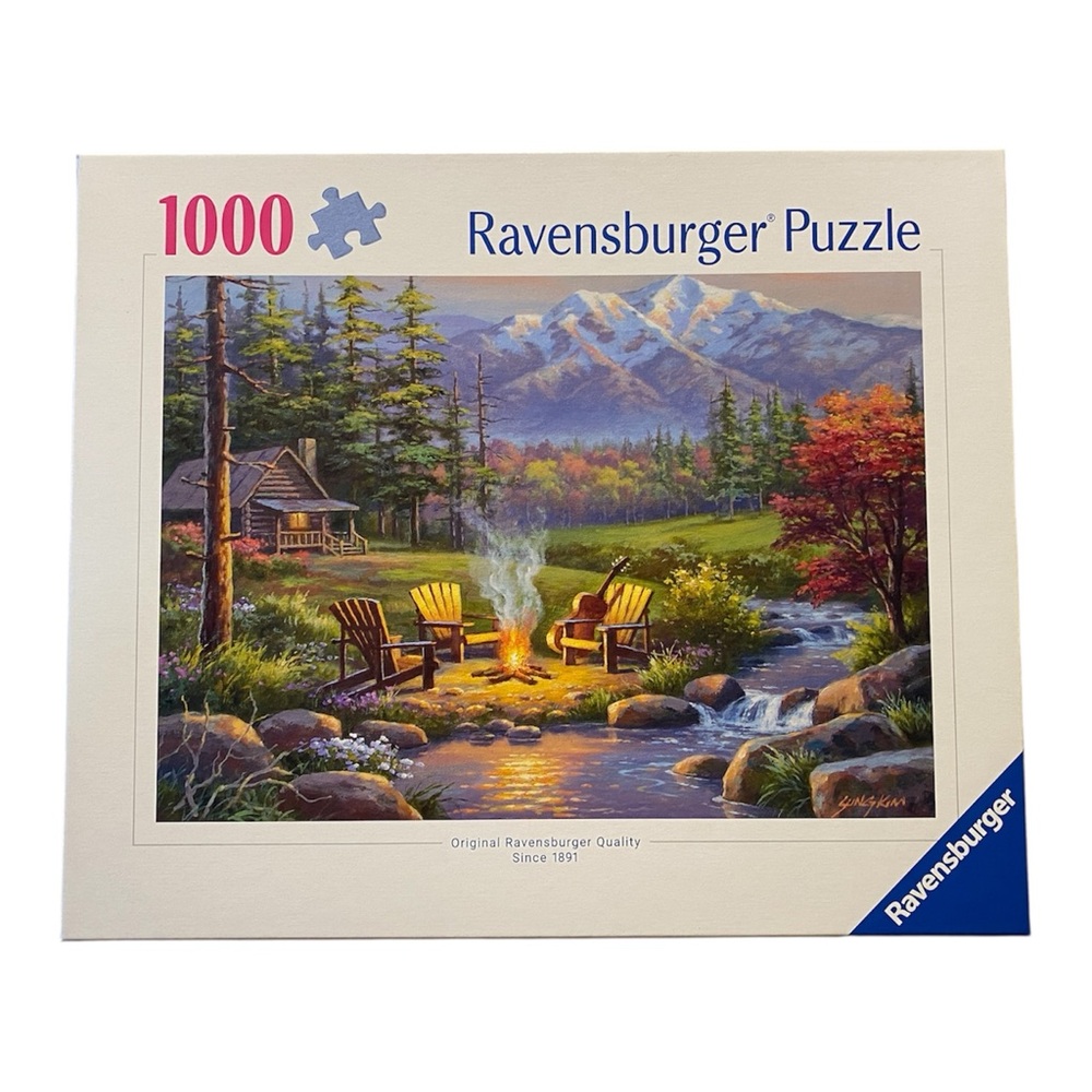 New Ravensburger Puzzle SEALED - Riverside Livingroom - 1000 Pieces